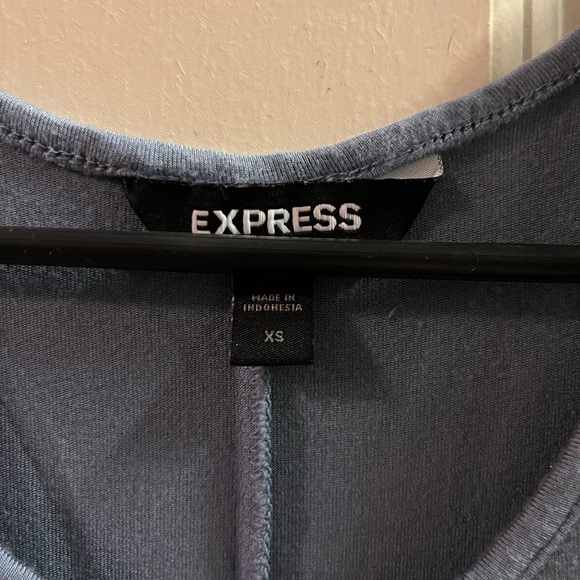 Express Blue Sleeveless Lightweight Dress - Picture 2 of 3